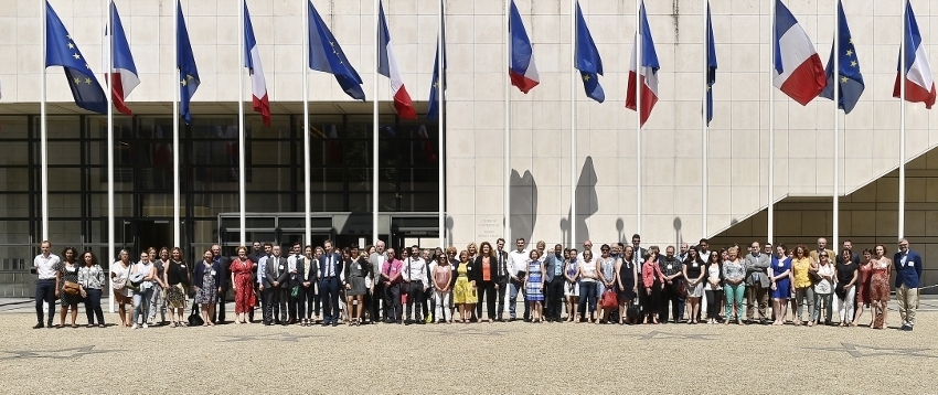 Les participants à la deuxième convention des PFRH, le 6 juillet 2018