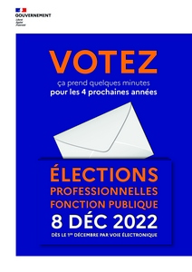 Visuel affiche vote à l'urne