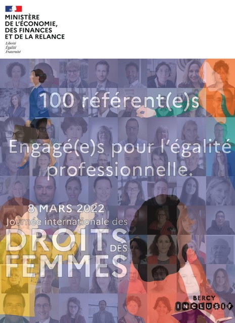 Mosaïque photos de tous les acteurs de la diversité et l’égalité professionnelle au MEFR
