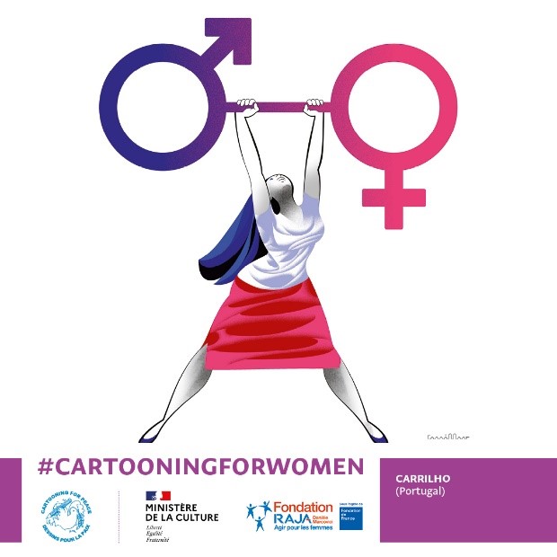 Visuel de l’association Cartooning for women (cliquez pour agrandir)