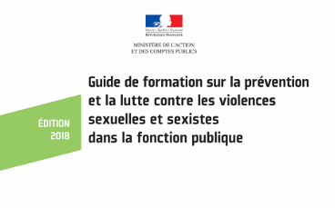 Guide de formation sur la prévention et la lutte contre les violences sexuelles et sexistes dans la fonction publique