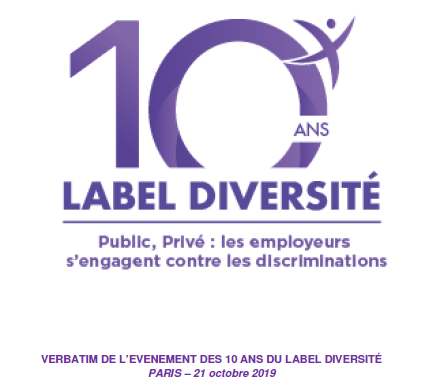 Verbatim de l'évènement des 10 ans du Label Diversité