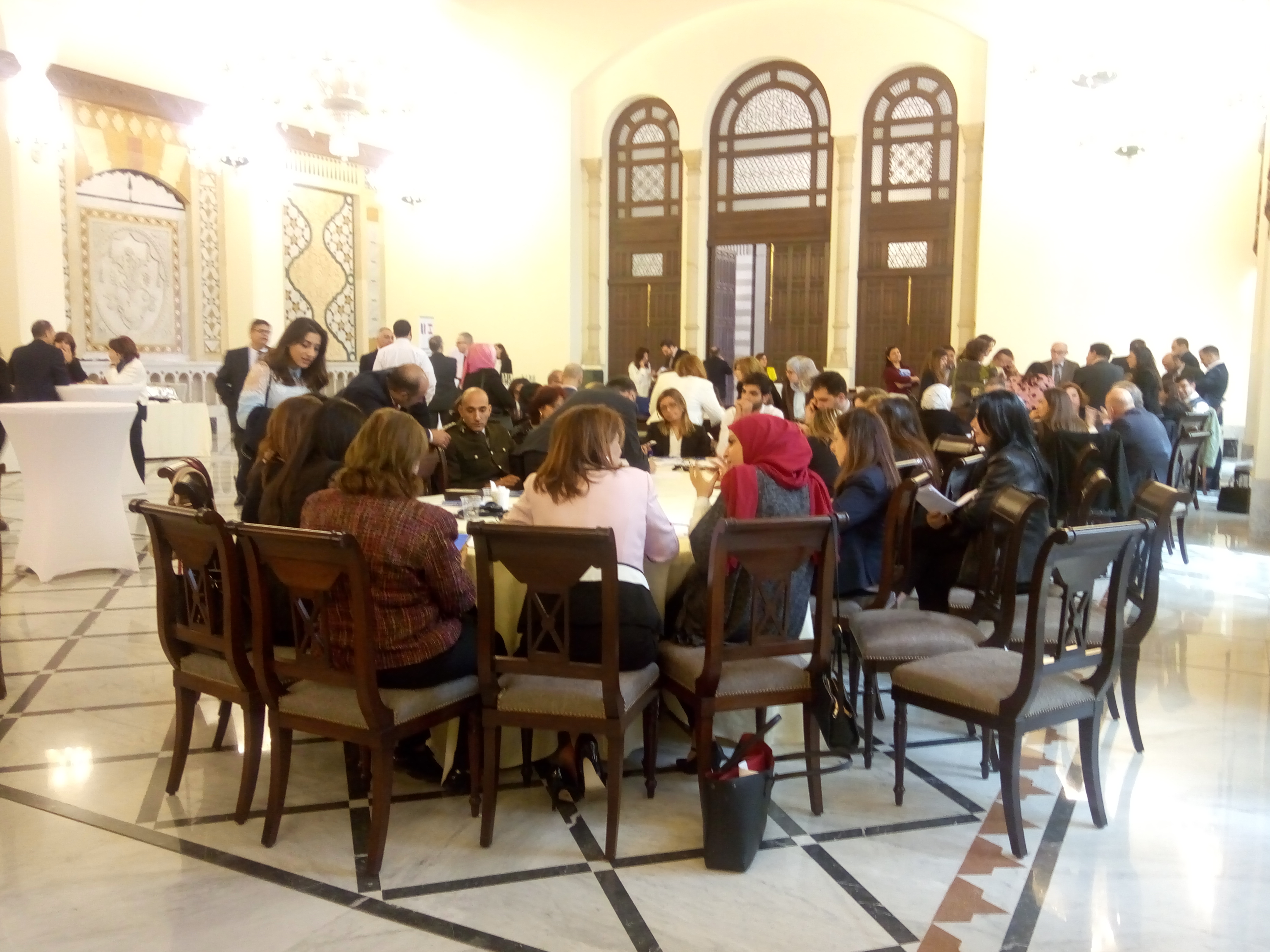 Atelier de travail dans le cadre de la conférence - grand sérail (Beyrouth)