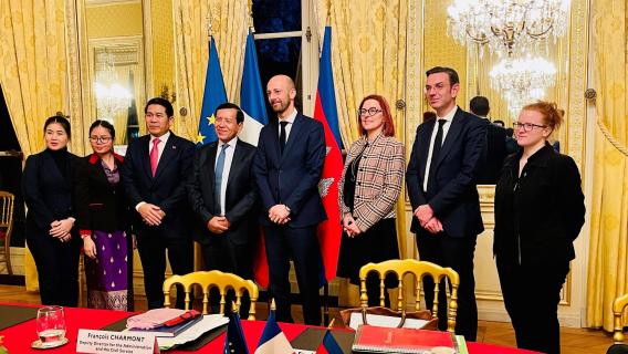 Stanislas Guerini a rencontré le ministre de la fonction publique cambodgienne